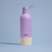 dropz Flasche lavendel - 0.5 L mit Aufbewahrungsfach